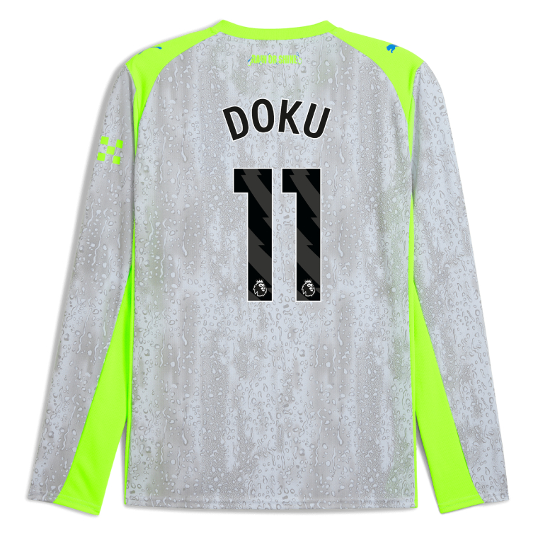 Manchester City Third Long Sleeve DOKU 11 Jersey 25-26