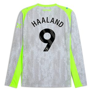 Manchester City Third Long Sleeve HAALAND 9 Jersey 25-26