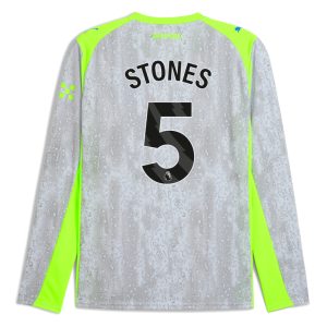 Manchester City Third Long Sleeve STONES 5 Jersey 25-26