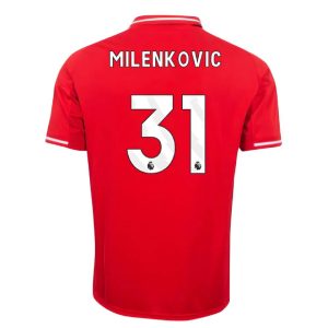 Nottingham Forest 2025/26 (Home) MILENKOVIC 31